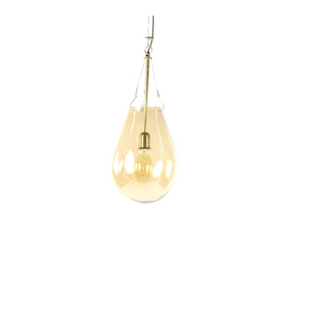  BULLIA - hanglamp - glas / metaal - goud